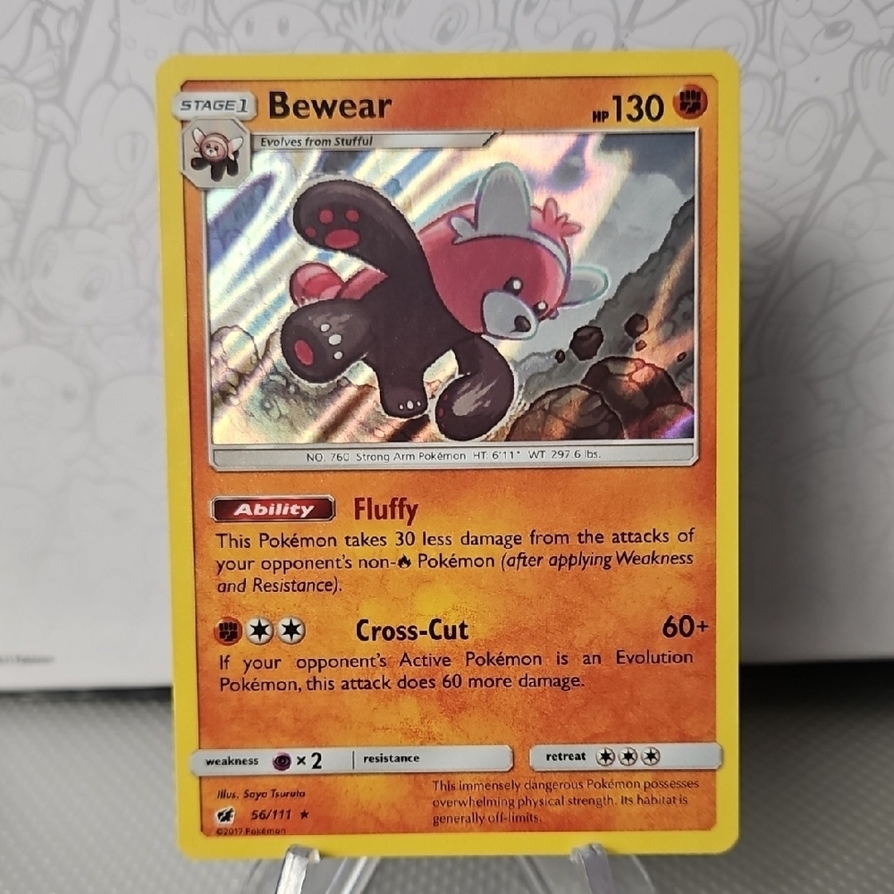 Bewear 56/111 Pokemon TCG Holo Rare